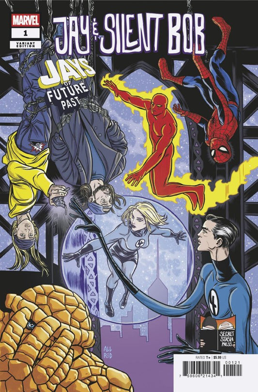 JAY & SILENT BOB JAYS OF FUTURE PAST #1 CVR B MICHAEL ALLRED VAR - PREORDER (FOC 11/5/26) - DUE IN STOCK 10/6/26