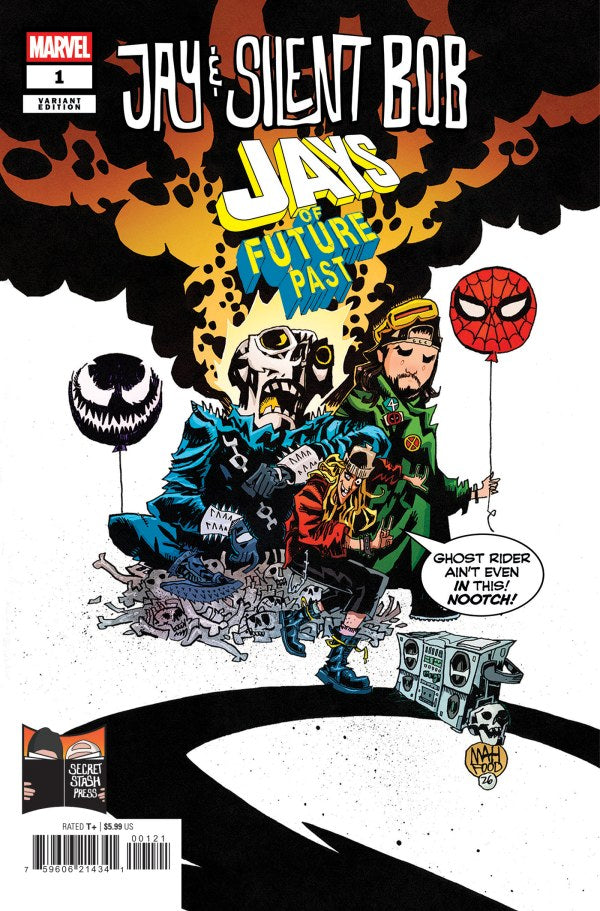JAY & SILENT BOB JAYS OF FUTURE PAST #1 CVR G JIM MAHFOOD VAR - PREORDER (FOC 11/5/26) - DUE IN STOCK 10/6/26