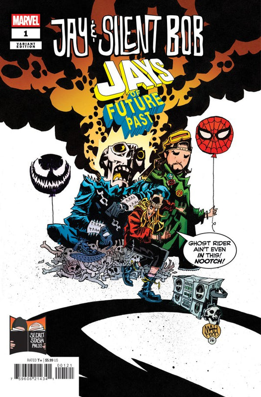 JAY & SILENT BOB JAYS OF FUTURE PAST #1 CVR G JIM MAHFOOD VAR - PREORDER (FOC 11/5/26) - DUE IN STOCK 10/6/26