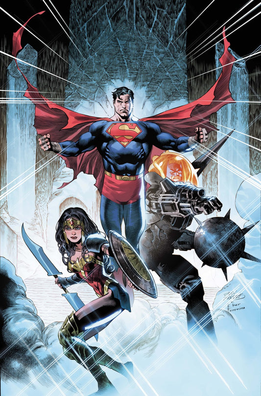 JUSTICE LEAGUE UNLIMITED #15 CVR C EDDY BARROWS & EBER FERREIRA CARD STOCK VAR (DC K.O.) - DUE 28/1/26 - NOT FINAL COVER