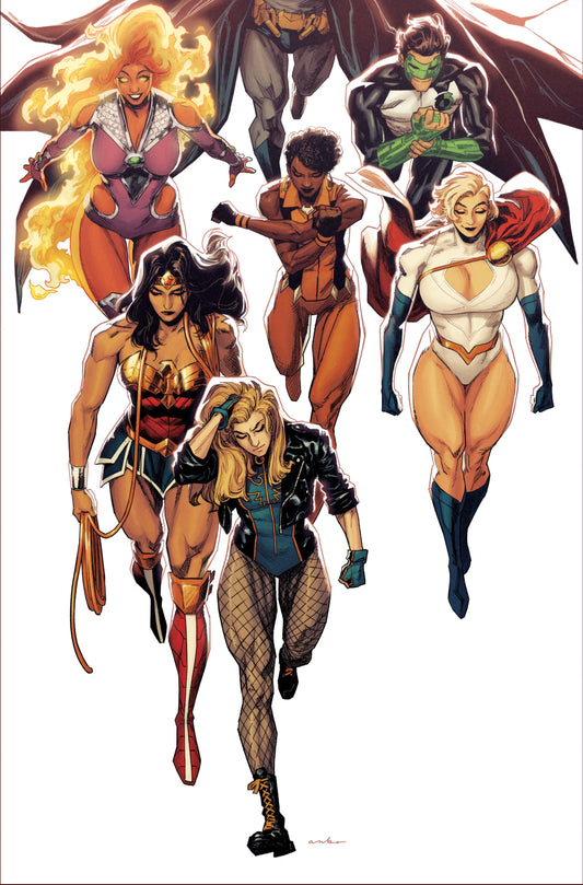 JUSTICE LEAGUE UNLIMITED #15 CVR D KRIS ANKA CARD STOCK VAR (DC K.O.) - DUE 28/1/26 - NOT FINAL COVER