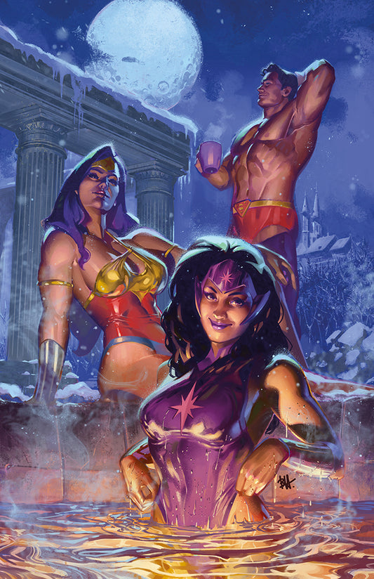 JUSTICE LEAGUE UNLIMITED #15 CVR F BEN HARVEY SWEATER WEATHER CARD STOCK VAR (DC K.O.) - DUE 28/1/26 - NOT FINAL COVER