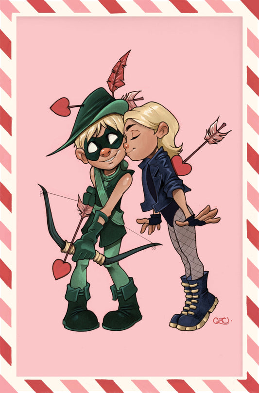 JUSTICE LEAGUE UNLIMITED #16 CVR F CHRISSIE ZULLO VALENTINES DAY CARD STOCK VAR (DC K.O.) - DUE 25/2/26 - NOT FINAL COVER