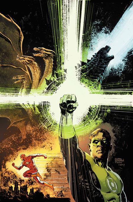 JUSTICE LEAGUE VS GODZILLA VS KONG 2 #1 (OF 7) CVR D GABRIEL HARDMAN CARD STOCK VAR - PREORDER 4/6/25