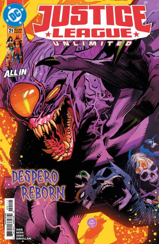JUSTICE LEAGUE UNLIMITED #21 CVR A DAN MORA - PREORDER (FOC 29/6/26) DUE IN STORE 22/7/26