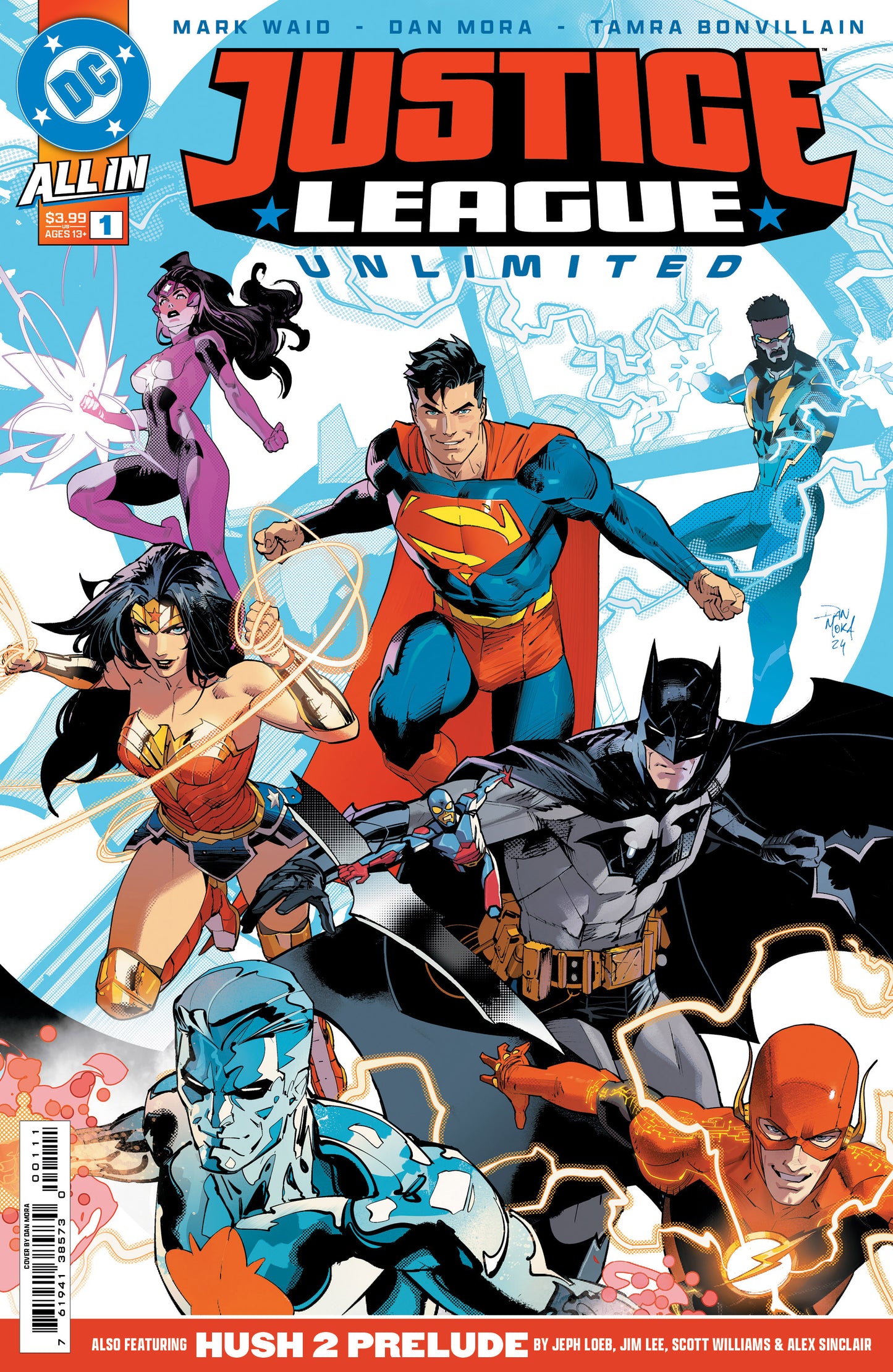 JUSTICE LEAGUE UNLIMITED #1 CVR A DAN MORA - PREORDER