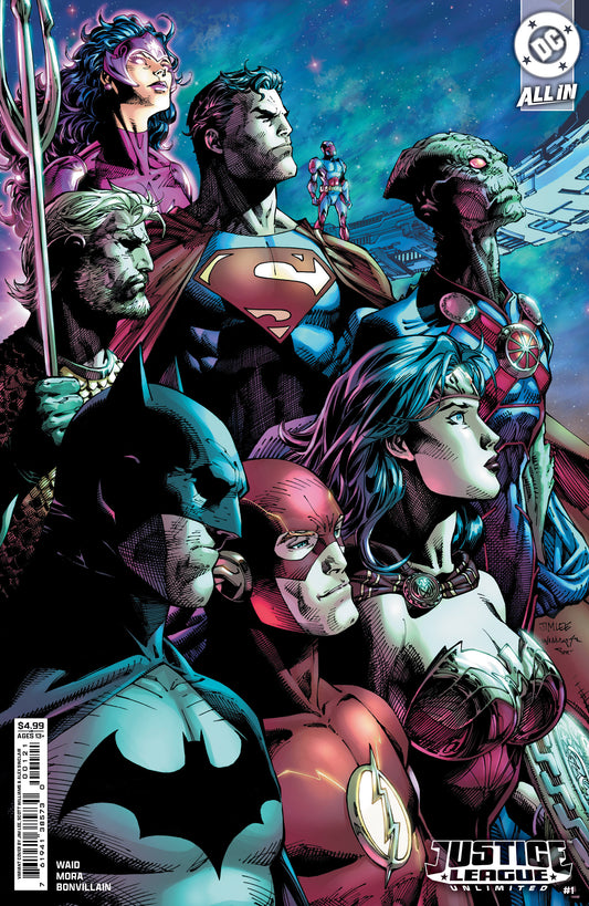 JUSTICE LEAGUE UNLIMITED #1 CVR B JIM LEE CARD STOCK VAR - PREORDER