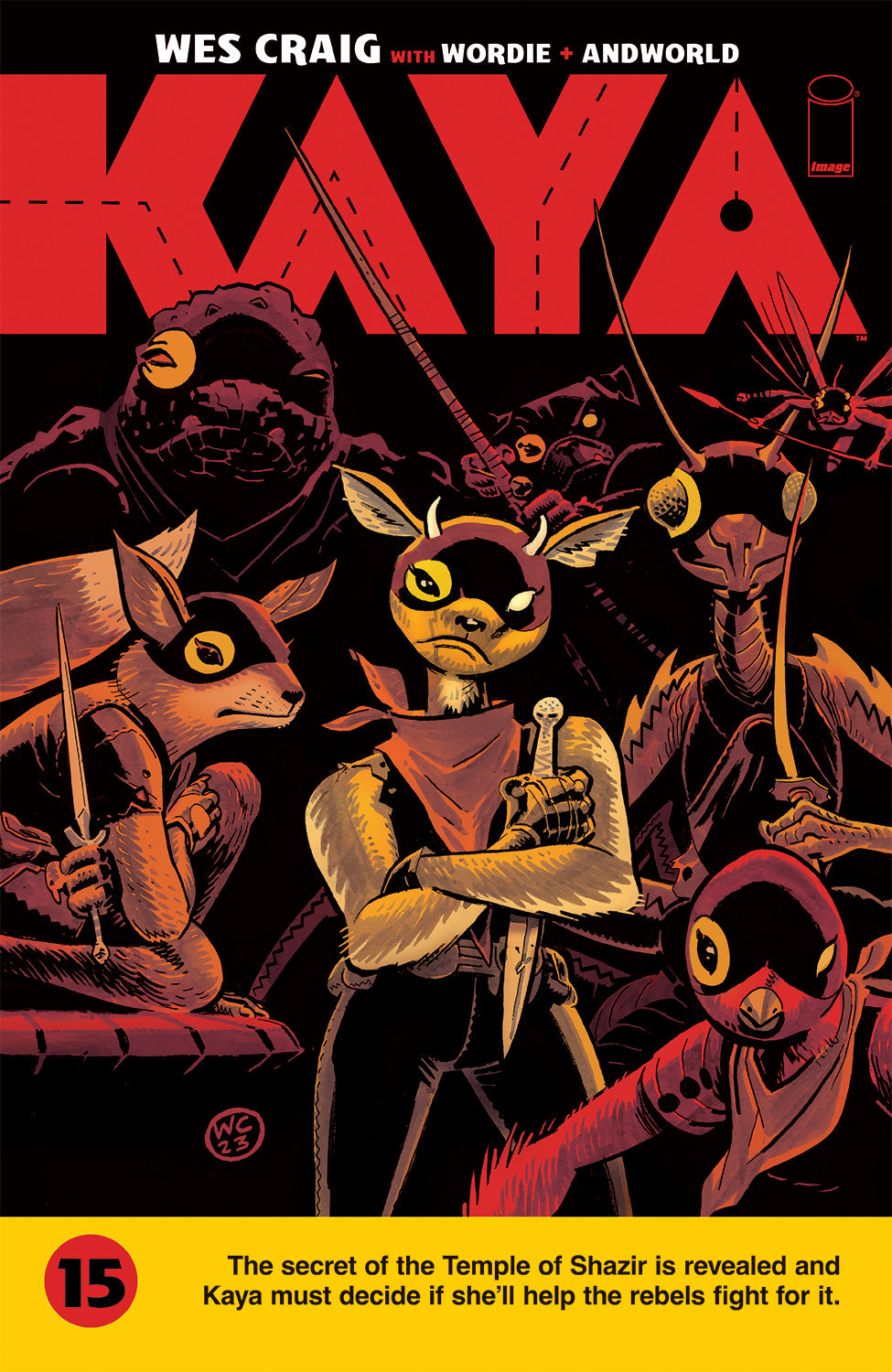 KAYA #15 CVR A WES CRAIG - PREORDER 7/2/24