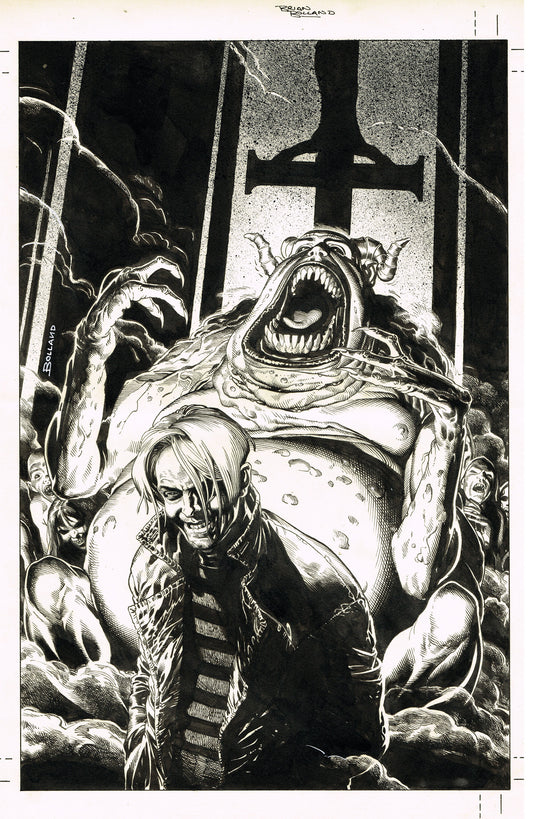 KILROY IS HERE (ONE SHOT) CVR C INC 1:10 BRIAN BOLLAND B&W VAR - DUE IN STORE 1/4/26