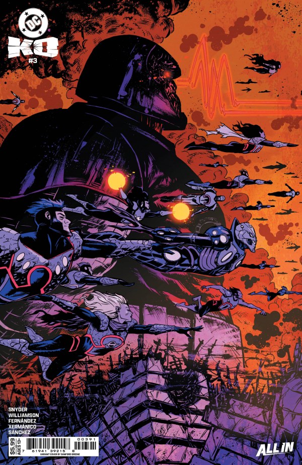 DC K.O. #3 Cover F Sanford Greene Darkseid Variant - DUE 14/1/26