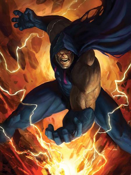 DC K.O. #4 (OF 5) CVR F AARON BARTLING DARKSEID CARD STOCK VAR
