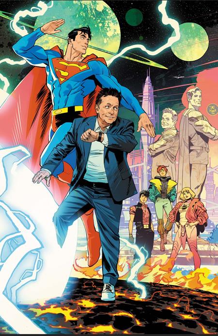 LEGION OF SUPER-HEROES #1 CVR H DAN MORA MICHAEL J FOX CAMEO CARD STOCK VAR - PREORDER (FOC 10/8/26) DUE IN STORE 12/9/26 - NOT FINAL COVER
