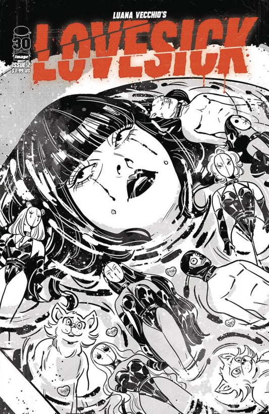 Lovesick #2 Cover C Luana Vecchio Black & White Variant