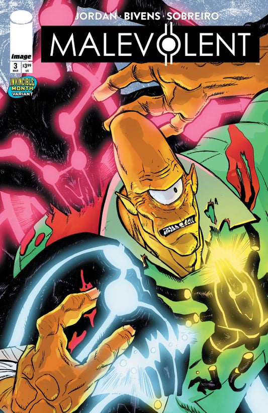 Malevolent #3 Cover B John Bivens Invincible Team-Up Variant - PREORDER - (FOC 23/3/26) DUE IN STORE 15/4/26