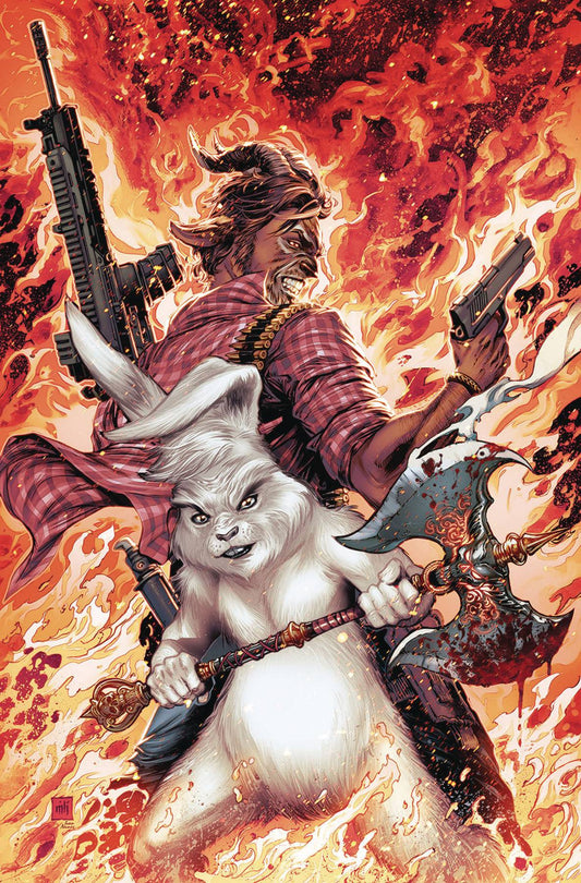 MAN GOAT & BUNNYMAN BEWARE THE PIGMAN #3 (OF 3) CVR A MIKE KROME - PREORDER DUE OUT 25/9/24