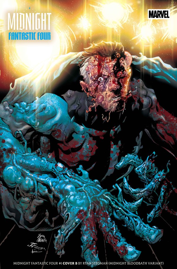 MIDNIGHT FANTASTIC FOUR #1 CVR B RYAN STEGMAN MIDNIGHT BLOODBATH VAR - PREORDER (FOC 31/8/26) DUE IN STORE 7/10/26