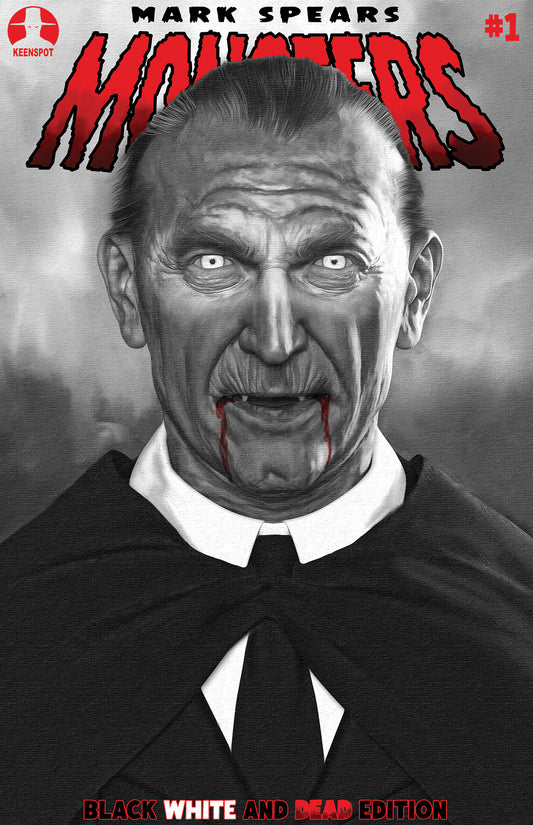 MARK SPEARS MONSTERS #1 7TH PTG BLACK WHITE & DEAD EDITION CVR E INC 1:25 MARK SPEARS HUNGRY FOR BLOOD VAR - PREORDER (FOC 7/9/26) DUE IN STORE 16/9/26