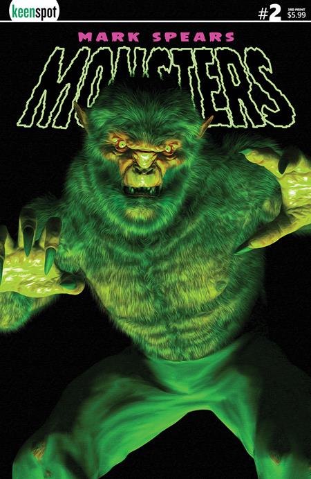 MARK SPEARS MONSTERS #2 3RD PTG CVR A MARK SPEARS THE WEREWOLF - PRE-ORDER ETA 23/7/25