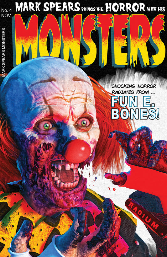 Mark Spears Monsters #4 Second Printing Cvr C Inc 1:25 Mark Spears Black Cat #50 Homage Clown Variant - DUE 19/11/25 (Copy)