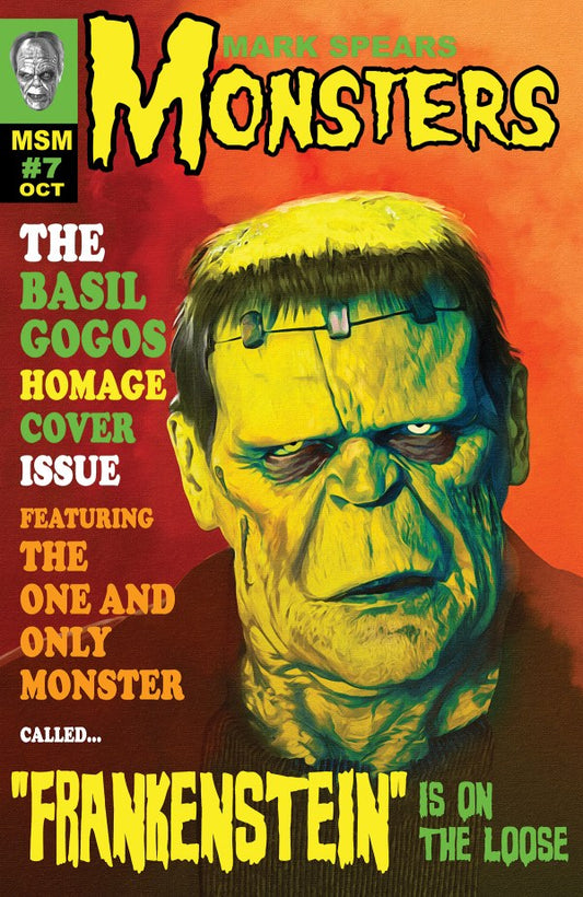 Mark Spears Monsters #7 Cover D 1:25 Mark Spears Famous Monsters of Filmland Homage Variant