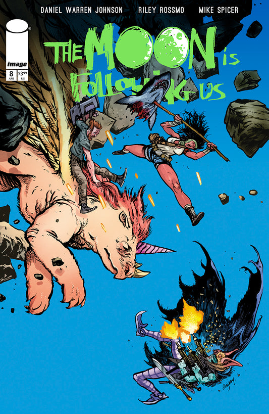 THE MOON IS FOLLOWING US #8 (OF 10) CVR B DANIEL WARREN JOHNSON & MIKE SPICER VAR - PREORDER 9/4/25