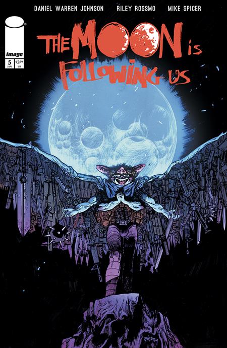 THE MOON IS FOLLOWING US #5 (OF 10) CVR B DANIEL WARREN JOHNSON & MIKE SPICER VAR - PREORDER