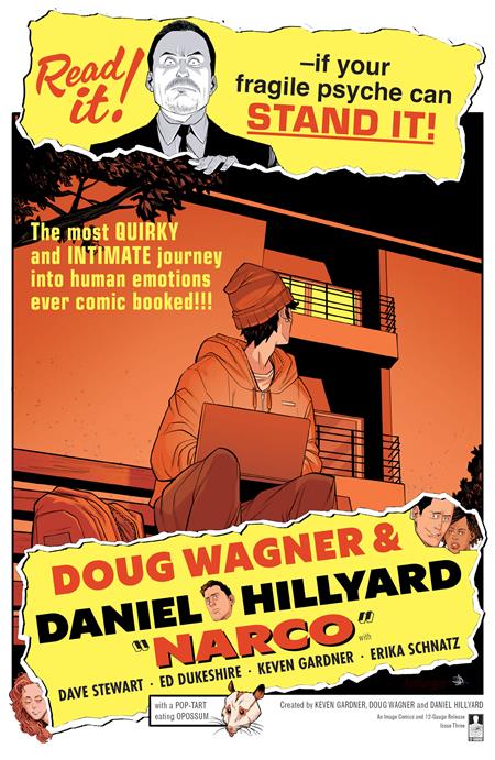 NARCO #3 (OF 5) CVR B DANIEL HILLYARD & DAVE STEWART HITCHCOCK HOMAGE VAR - DUE IN STORE 20/5/26