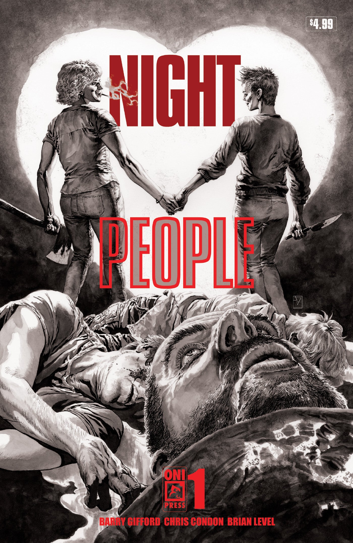 NIGHT PEOPLE #1 (OF 4) CVR F INC 1:30 JH WILLIAMS III BW VAR (MR) - PREORDER 5/3/24