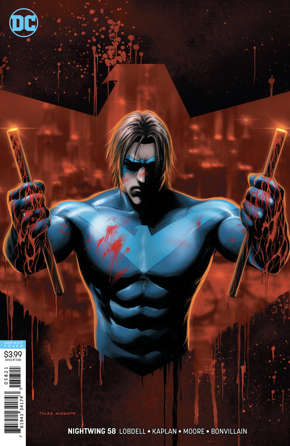 NIGHTWING #58 TYLER KIRKHAM VAR ED