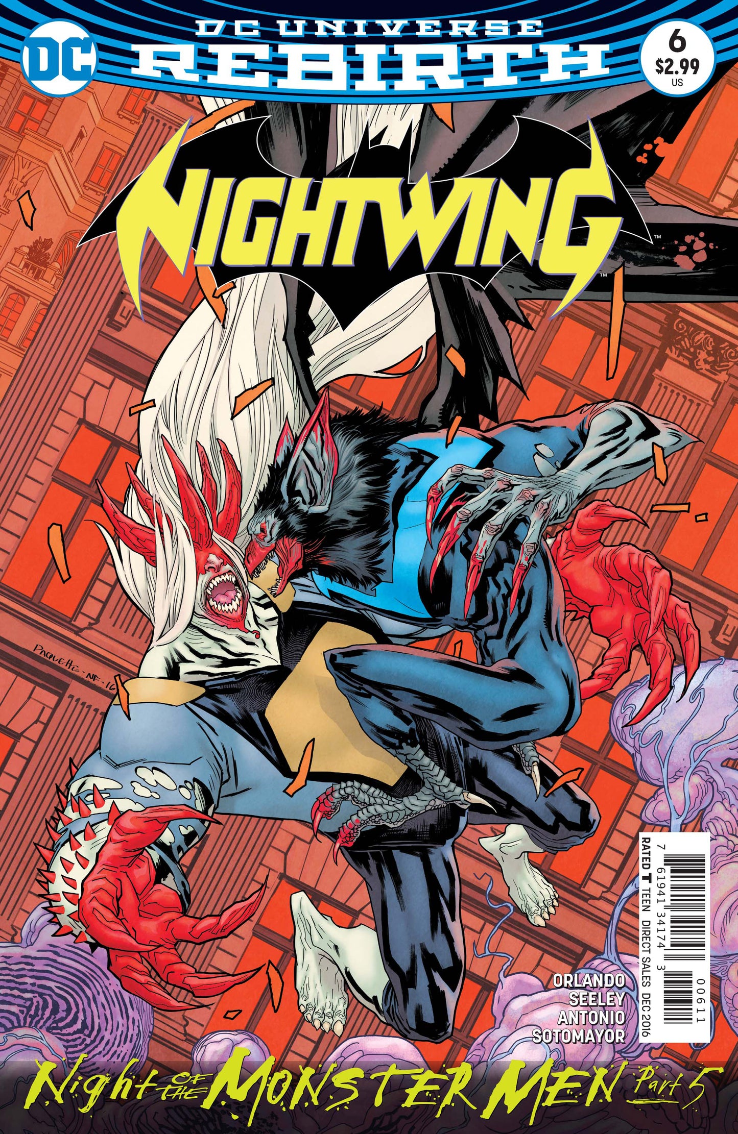 NIGHTWING #6 CVR A YANICK PAQUETTE (MONSTER MEN)