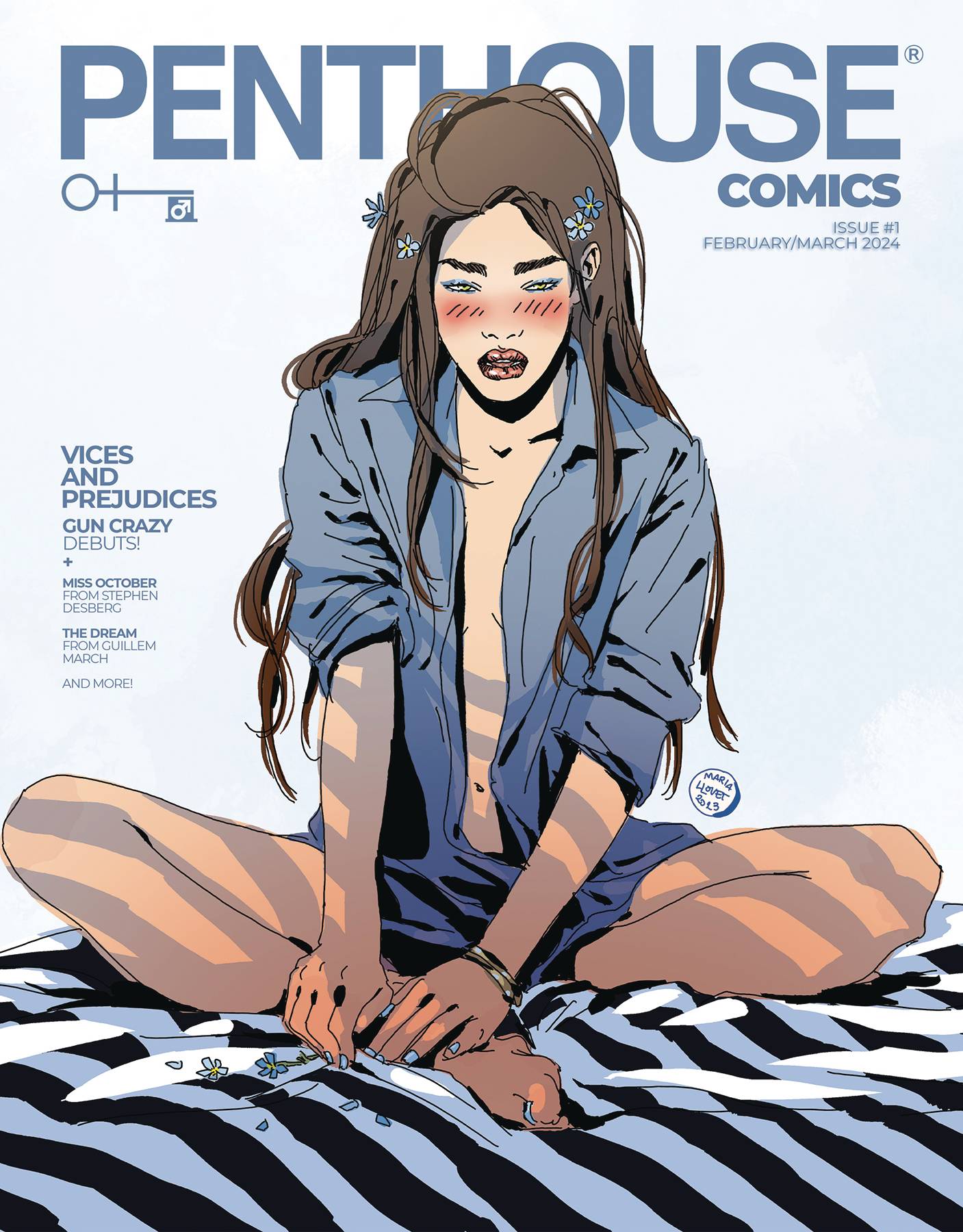 PENTHOUSE COMICS #1 CVR I 10 COPY INCV LLOVET (MR) - PREORDER 14/2/24