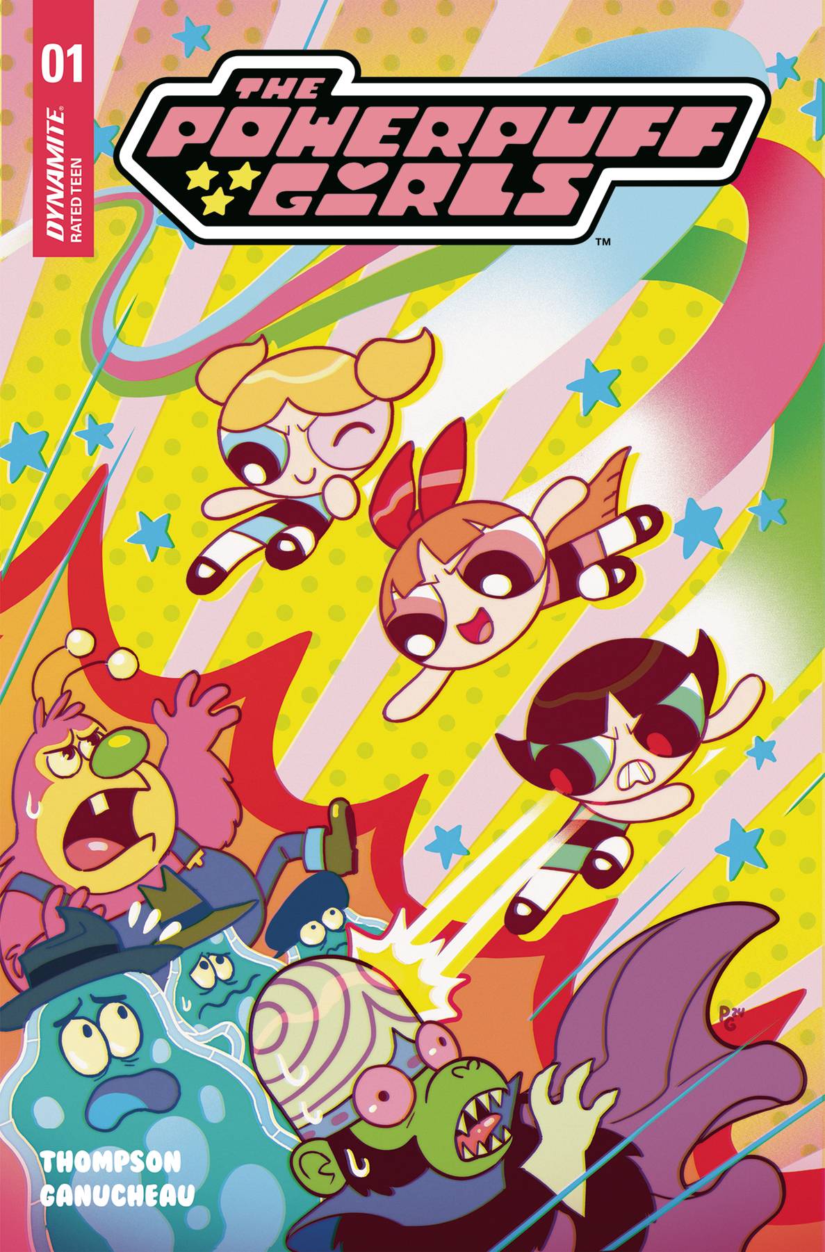 POWERPUFF GIRLS #1 CVR A GANUCHEAU - PRESALE DUE 24/7/24