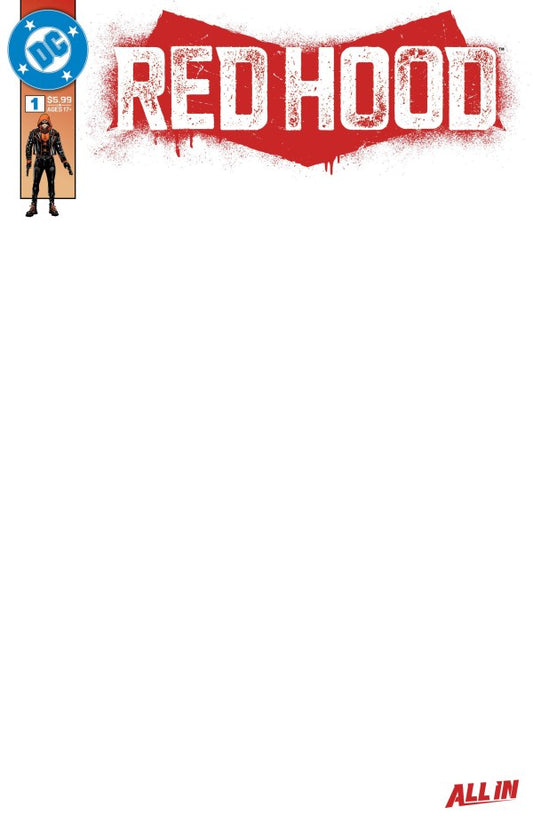 Red Hood #1 Cover G Blank Variant (MR) - DUE 10/9/25
