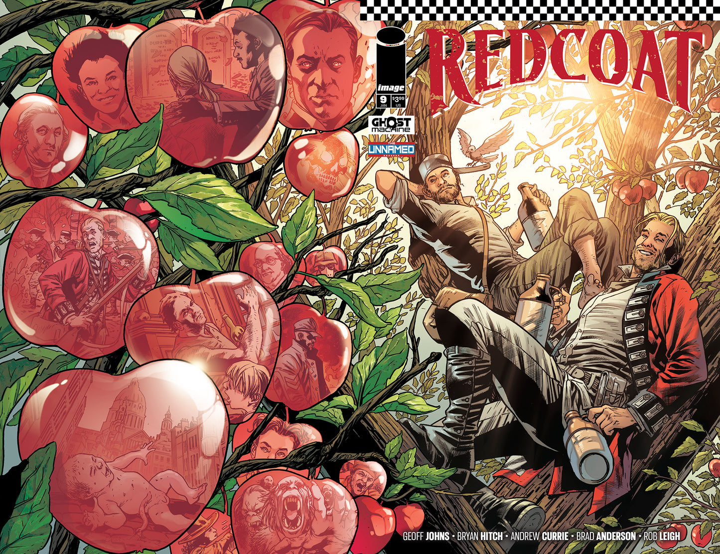 REDCOAT #9 CVR A BRYAN HITCH & BRAD ANDERSON WRAPAROUND - PREORDER