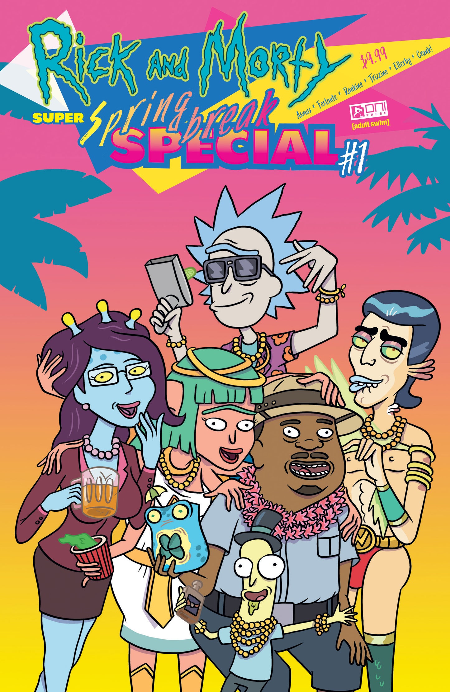 RICK AND MORTY SUPER SPRING BREAK SPECIAL #1 CVR A DEAN RANKINE (MR) - PREORDER 5/3/24