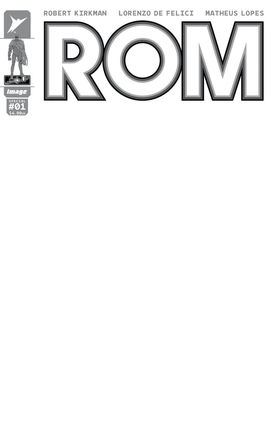 ROM SPECIAL #1 (ONE SHOT) CVR E BLANK SKETCH VAR - PREORDER (FOC 27/7/26) DUE IN STORE 5/8/26