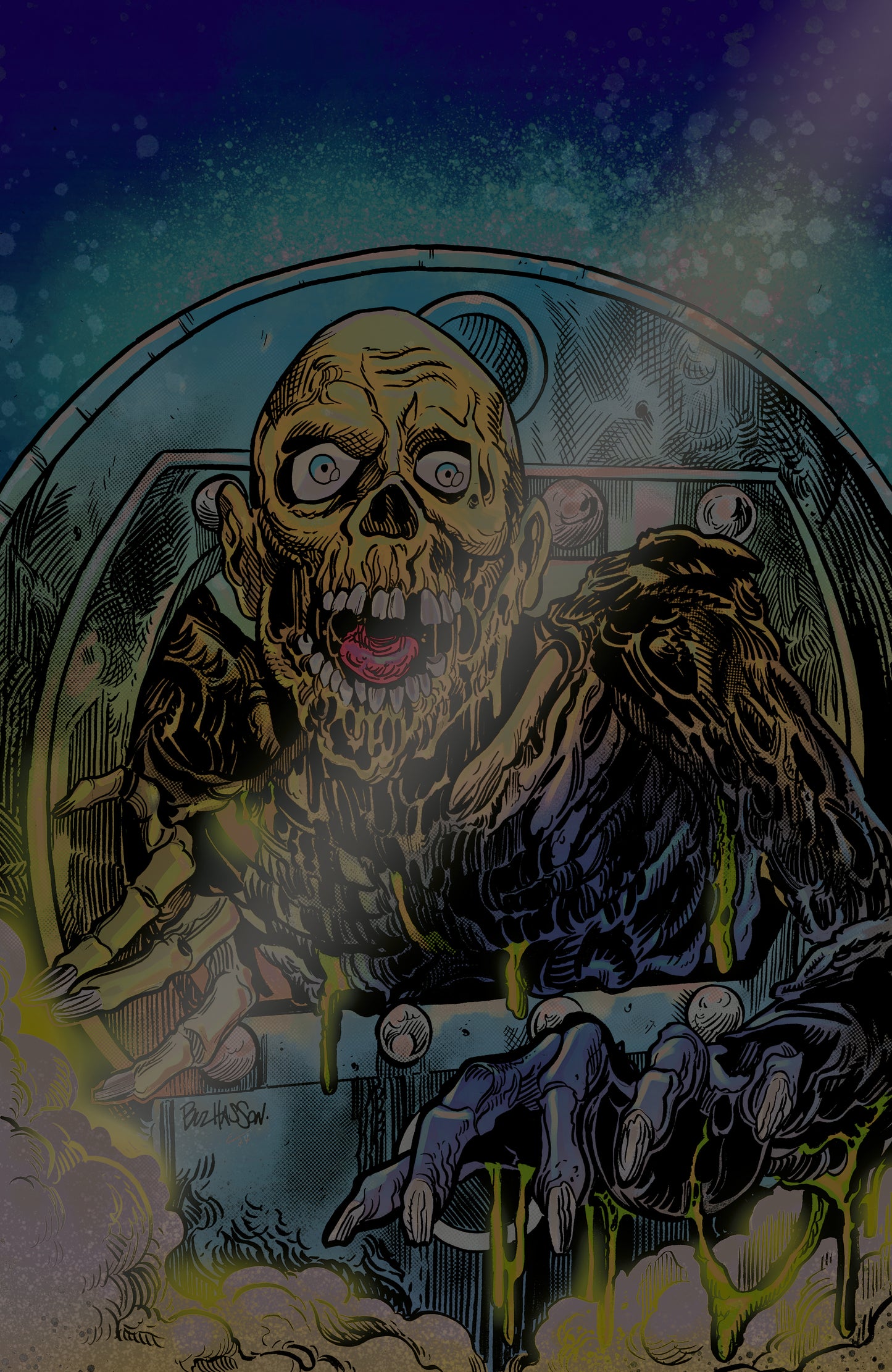 RETURN LIVING DEAD #1 LIMITED EDITION HOLOFOIL CVR Limited to 99 Copies Allocations May Occur (MR)  - PREORDER (FOC 18/5/26) - DUE IN STOCK 10/6/26