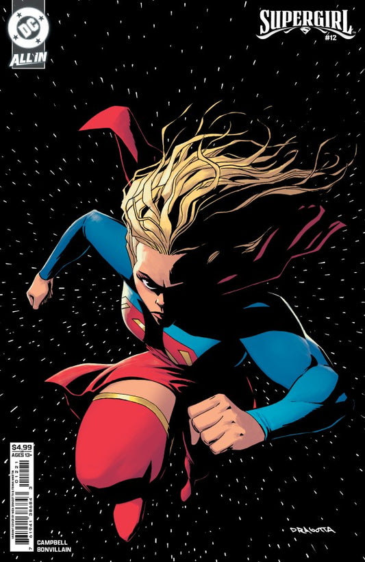 Supergirl 12 Cover B Nick Dragotta Card Stock Variant - PREORDER - (FOC 16/3/26) DUE IN STORE 8/4/26