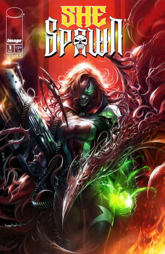 SHE-SPAWN #1 (OF 5) CVR B FRANCESCO MATTINA VAR - PREORDER (FOC 13/4/26) DUE IN STORE 6/5/26