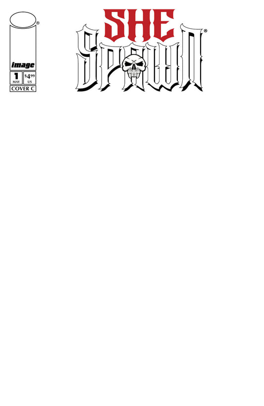 SHE-SPAWN #1 (OF 5) CVR C BLANK SKETCH VAR - PREORDER (FOC 13/4/26) DUE IN STORE 6/5/26