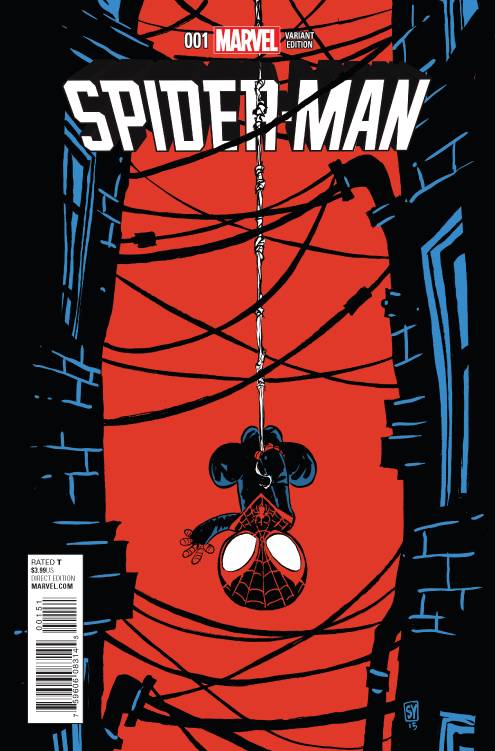 SPIDER-MAN #1 (2016) SKOTTIE YOUNG VAR - NM/NM+