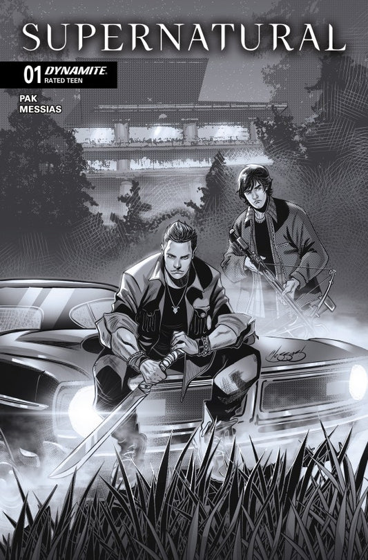 Supernatural #1 Cover J 1:10 Eder Messias Black & White Variant - DUE 31/10/25