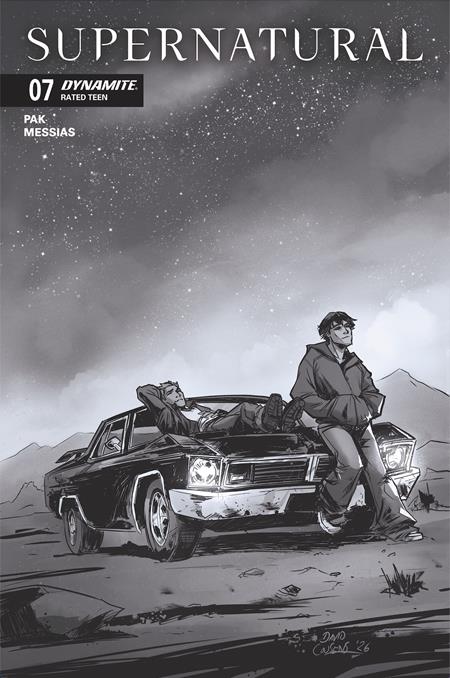 Supernatural #7 Cover G 1:10 David Cousens Black & White Variant - (FOC 4/5/26) DUE IN STORE 27/5/26