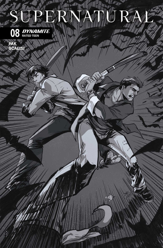Supernatural #8 Cover G 1:10 David Cousens Black & White Variant - (FOC 1/6/26) DUE IN STORE 24/6/26