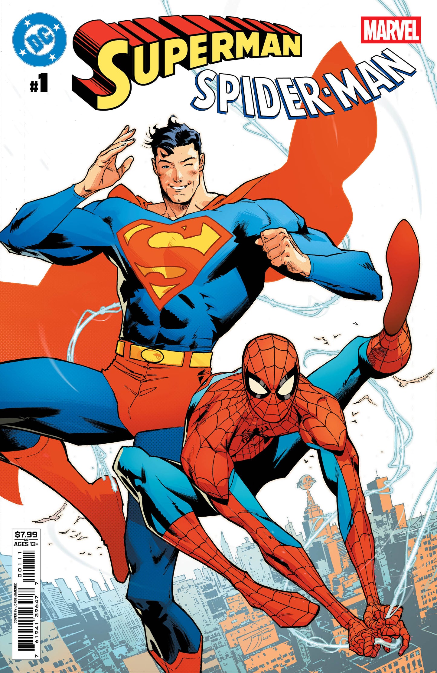 DC / Marvel Superman / Spider-Man #1 Cover A Jorge Jiminez