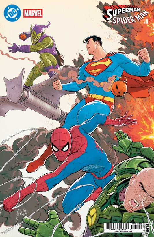 DC / Marvel Superman / Spider-Man #1 Cover J Mikel Janín Variant