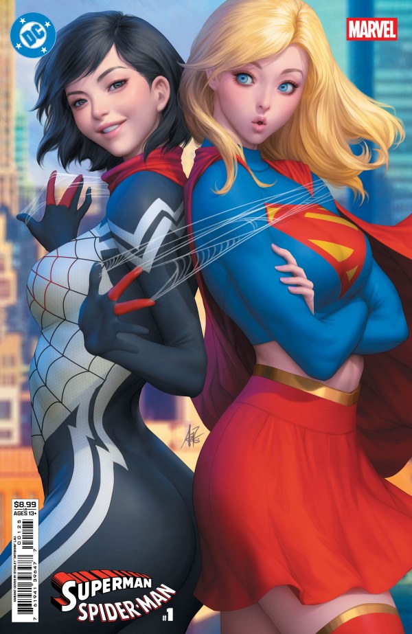 DC / Marvel Superman / Spider-Man #1 Cover M Stanley 'Artgerm' Lau Variant