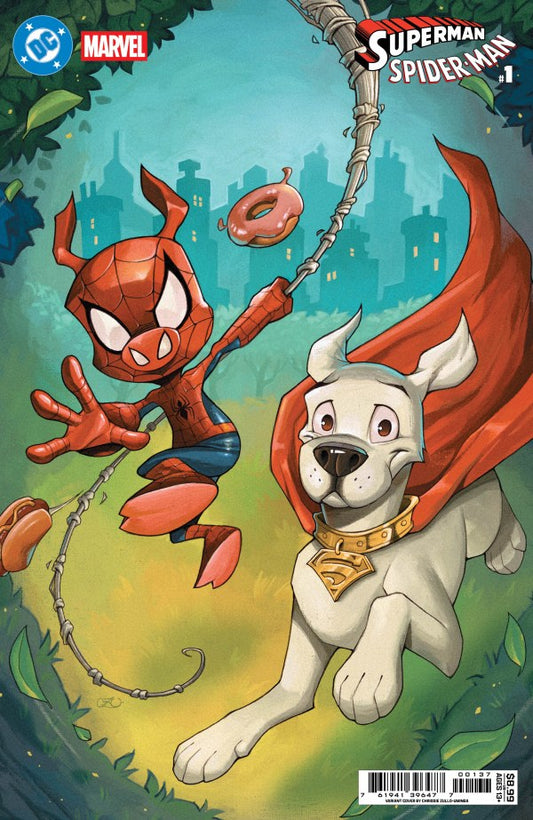 DC / Marvel Superman / Spider-Man #1 Cover W Chrissie Zullo Uminga Variant