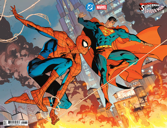DC / Marvel Superman / Spider-Man #1 Cover X Jorge Jiménez Wraparound Variant