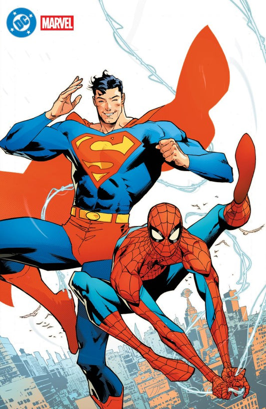 DC / Marvel Superman / Spider-Man #1 Cover Y Jorge Jiménez Foil Virgin Variant